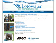 Tablet Screenshot of lotowater.com